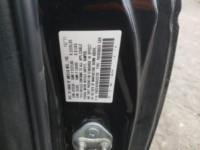 Photo 11 VIN: 1HGCS1A38CA002729 - HONDA ACCORD LX 