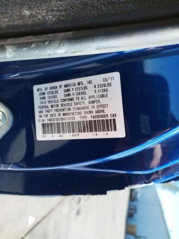 Photo 9 VIN: 1HGCS1B30BA015228 - HONDA ACCORD LX- 