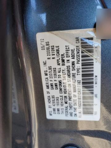 Photo 11 VIN: 1HGCS1B31CA017782 - HONDA ACCORD 