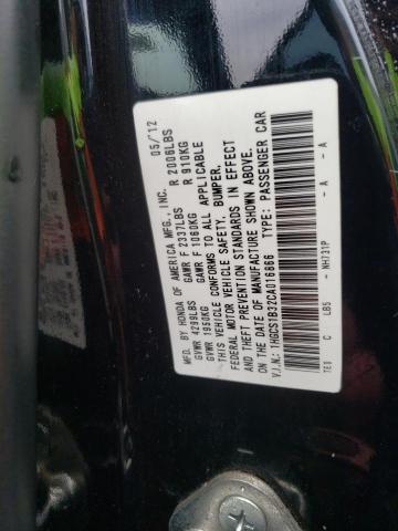 Photo 12 VIN: 1HGCS1B32CA016866 - HONDA ACCORD LX 