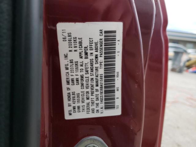 Photo 11 VIN: 1HGCS1B36BA015895 - HONDA ACCORD 