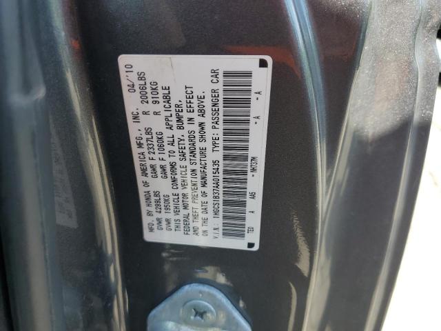 Photo 11 VIN: 1HGCS1B37AA015435 - HONDA ACCORD LX 