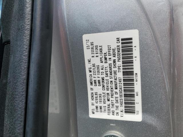 Photo 11 VIN: 1HGCS1B3XCA012497 - HONDA ACCORD LX 