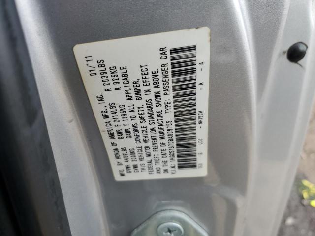 Photo 11 VIN: 1HGCS1B70BA009755 - HONDA ACCORD EX 