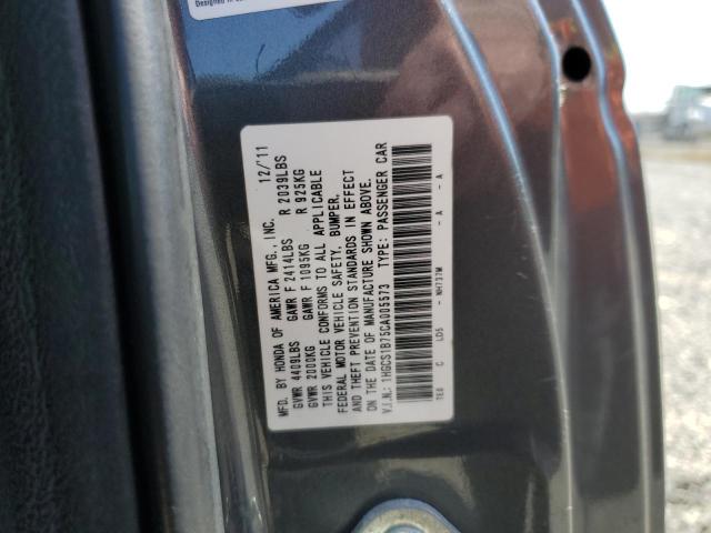 Photo 11 VIN: 1HGCS1B75CA005573 - HONDA ACCORD EX 