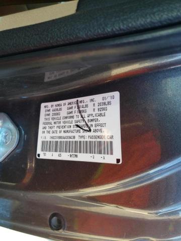 Photo 9 VIN: 1HGCS1B80AA009438 - HONDA ACCORD EXL 