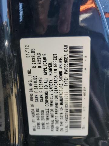 Photo 11 VIN: 1HGCS1B81CA008317 - HONDA ACCORD EXL 