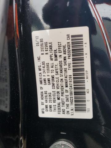 Photo 12 VIN: 1HGCS1B81CA016398 - HONDA ACCORD EXL 