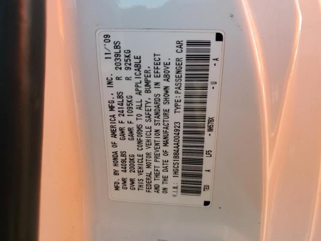 Photo 11 VIN: 1HGCS1B84AA004923 - HONDA ACCORD EXL 