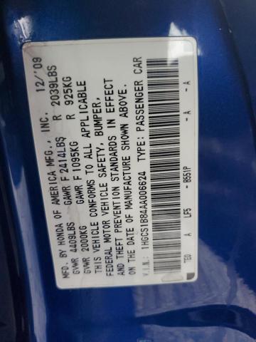 Photo 11 VIN: 1HGCS1B84AA006624 - HONDA ACCORD EXL 