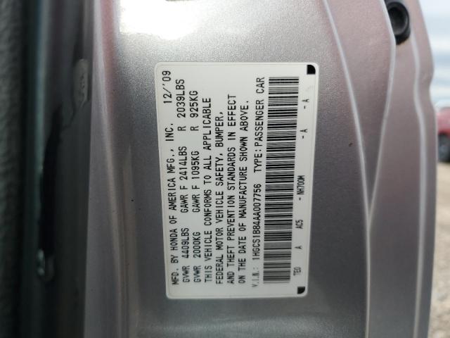 Photo 11 VIN: 1HGCS1B84AA007756 - HONDA ACCORD 