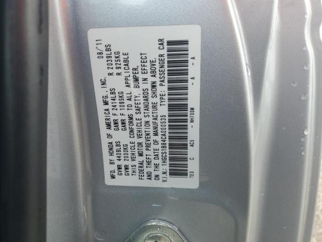 Photo 11 VIN: 1HGCS1B84CA000535 - HONDA ACCORD EXL 