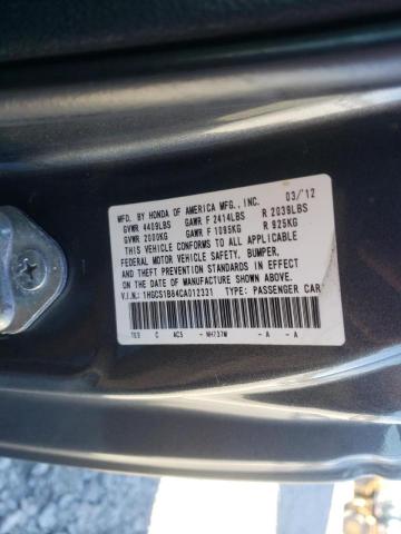 Photo 9 VIN: 1HGCS1B84CA012331 - HONDA ACCORD EXL 