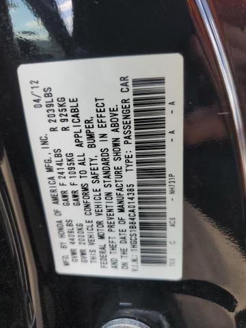 Photo 12 VIN: 1HGCS1B84CA014385 - HONDA ACCORD EXL 