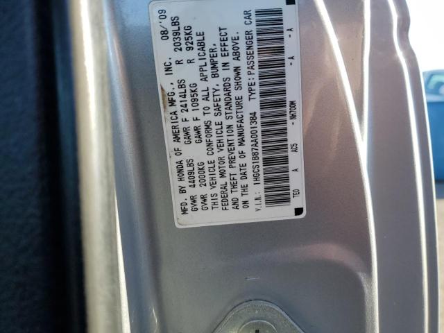 Photo 11 VIN: 1HGCS1B87AA001384 - HONDA ACCORD EXL 