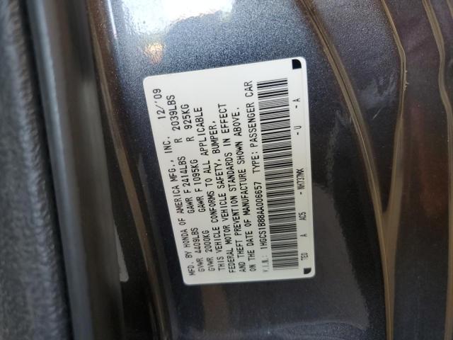 Photo 11 VIN: 1HGCS1B88AA006657 - HONDA ACCORD EXL 