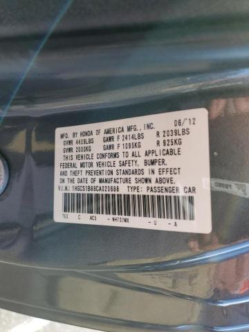 Photo 11 VIN: 1HGCS1B88CA020688 - HONDA ACCORD EXL 