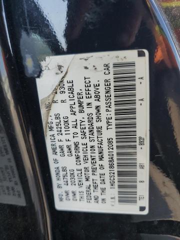 Photo 11 VIN: 1HGCS21868A012085 - HONDA ACCORD EXL 