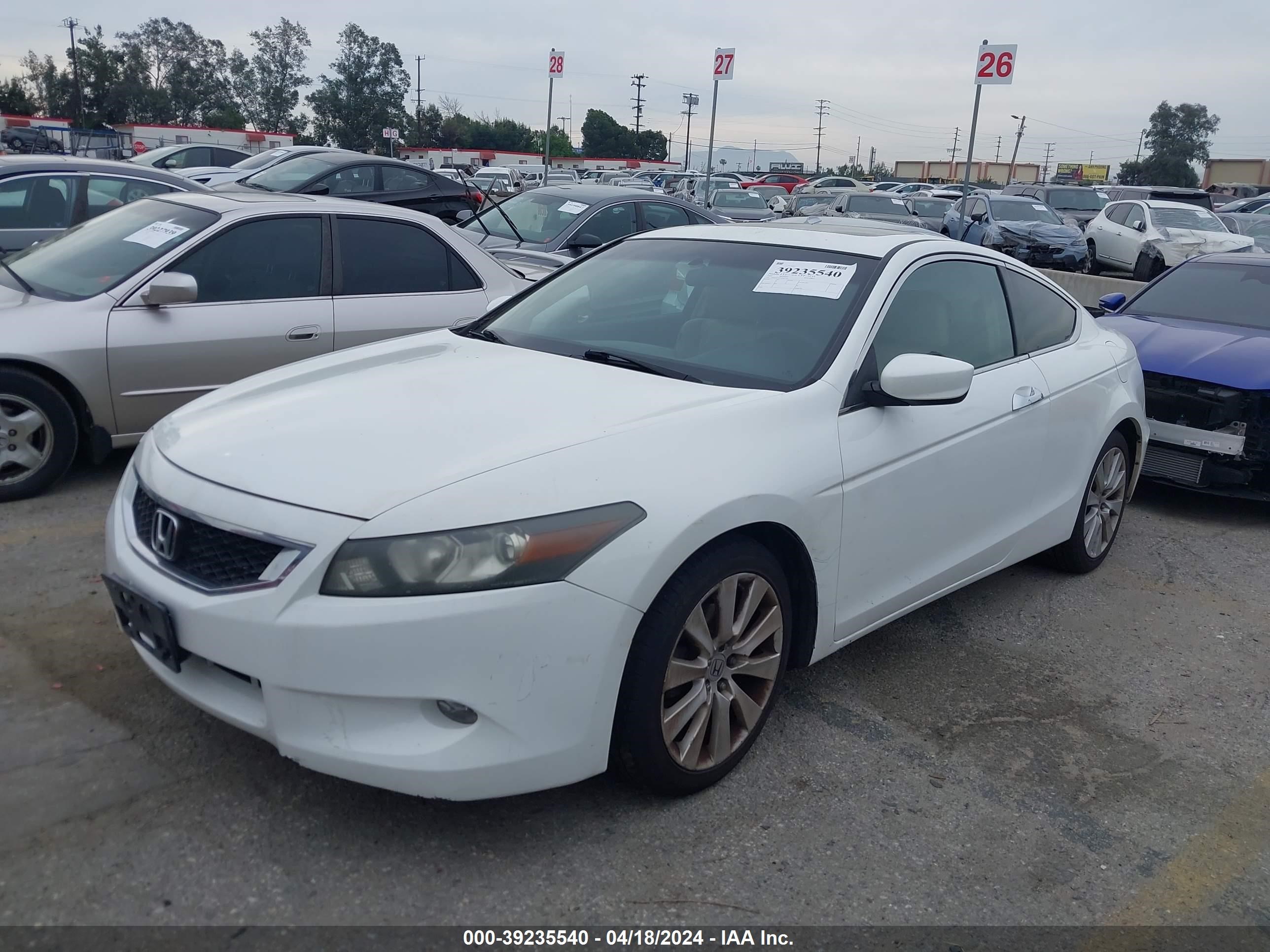 Photo 1 VIN: 1HGCS21899A001745 - HONDA ACCORD 