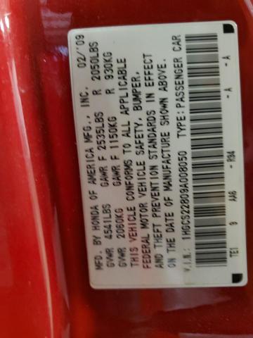 Photo 11 VIN: 1HGCS22809A008050 - HONDA ACCORD EXL 