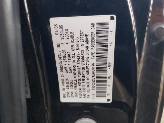 Photo 11 VIN: 1HGCS22838A006176 - HONDA ACCORD 