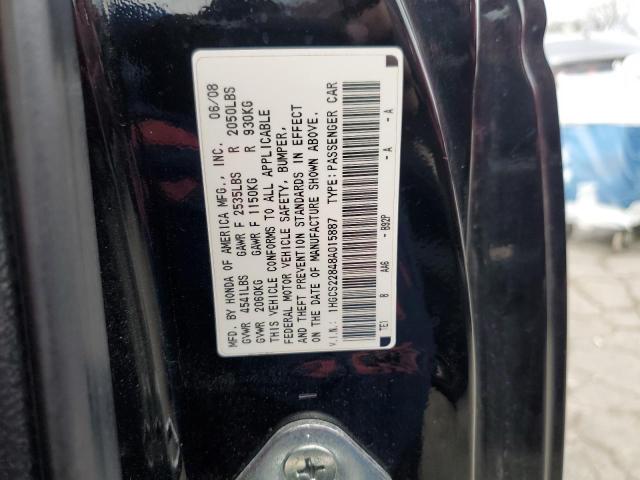 Photo 11 VIN: 1HGCS22848A015887 - HONDA ACCORD EXL 