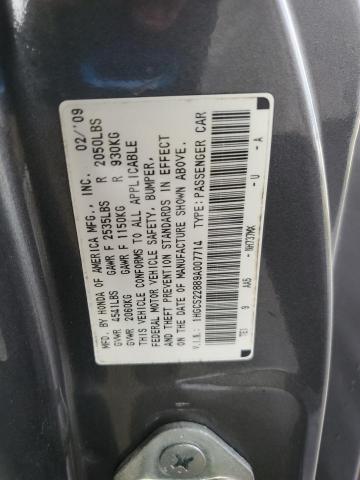 Photo 11 VIN: 1HGCS22889A007714 - HONDA ACCORD EXL 