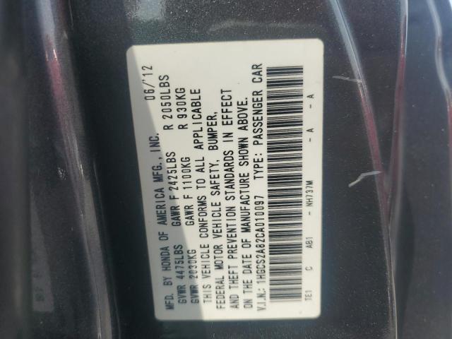 Photo 11 VIN: 1HGCS2A82CA010097 - HONDA ACCORD EXL 