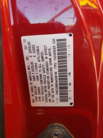 Photo 9 VIN: 1HGCS2B80AA008196 - HONDA ACCORD EXL 