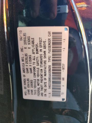 Photo 11 VIN: 1HGCS2B80AA008456 - HONDA ACCORD EXL 