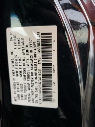 Photo 12 VIN: 1HGCS2B82CA010051 - HONDA ACCORD 