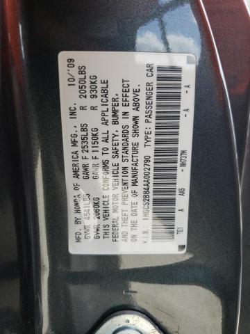 Photo 12 VIN: 1HGCS2B84AA002790 - HONDA ACCORD EXL 