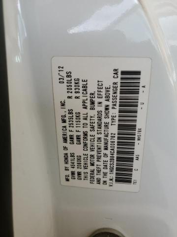 Photo 11 VIN: 1HGCS2B84CA006762 - HONDA ACCORD EXL 