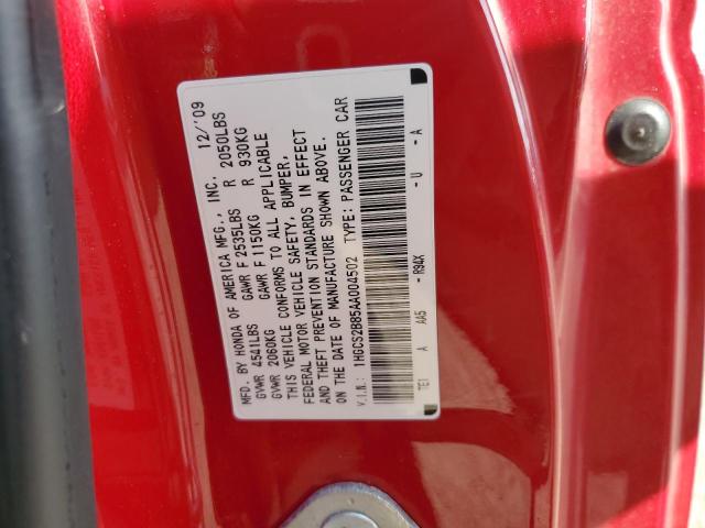 Photo 12 VIN: 1HGCS2B85AA004502 - HONDA ACCORD EXL 