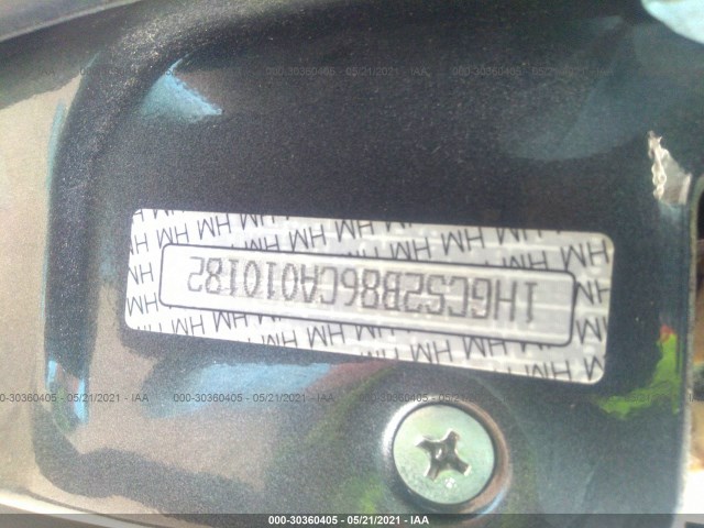 Photo 8 VIN: 1HGCS2B86CA010182 - HONDA ACCORD CPE 