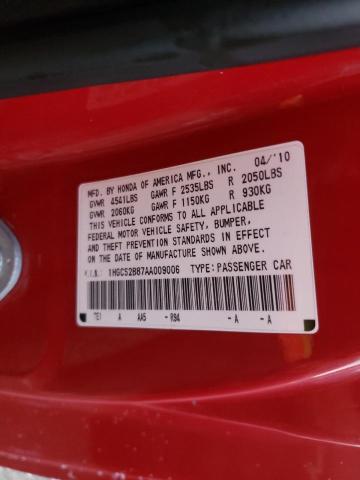 Photo 11 VIN: 1HGCS2B87AA009006 - HONDA ACCORD EXL 