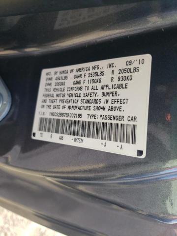 Photo 9 VIN: 1HGCS2B87BA002185 - HONDA ACCORD EXL 