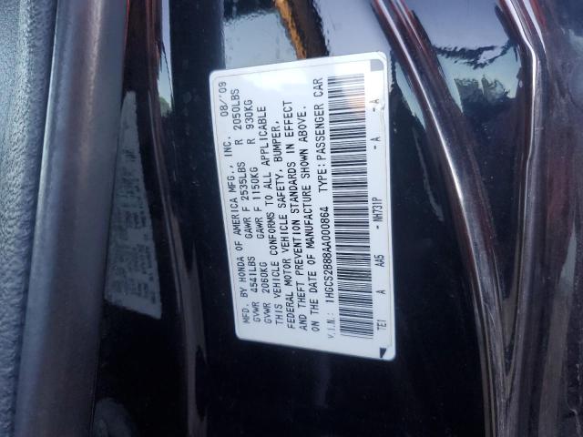 Photo 11 VIN: 1HGCS2B88AA000864 - HONDA ACCORD EXL 