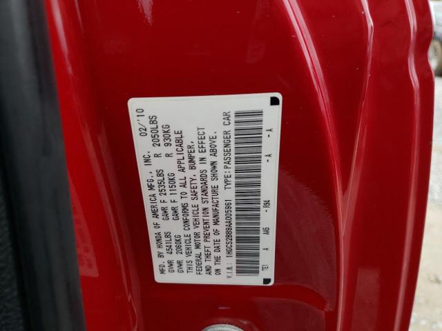 Photo 11 VIN: 1HGCS2B89AA005961 - HONDA ACCORD EXL 