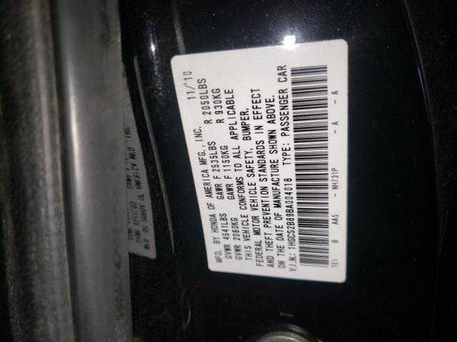 Photo 11 VIN: 1HGCS2B89BA004018 - HONDA ACCORD EXL 