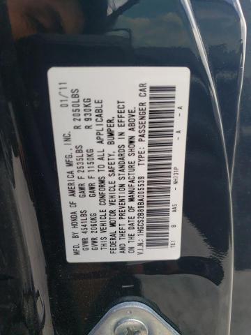 Photo 11 VIN: 1HGCS2B89BA005539 - HONDA ACCORD EXL 