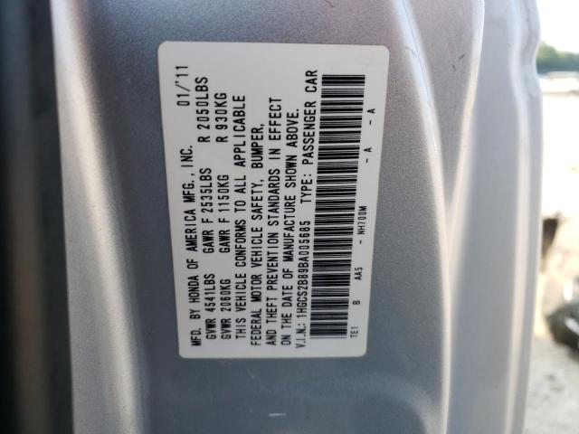 Photo 12 VIN: 1HGCS2B89BA005685 - HONDA ACCORD EXL 