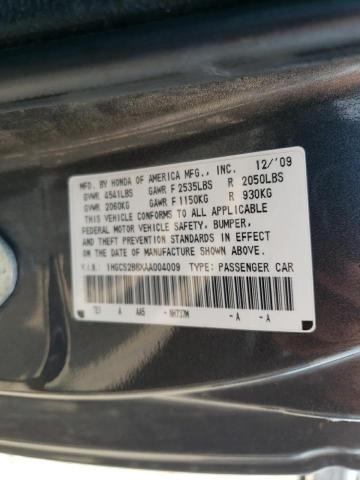 Photo 11 VIN: 1HGCS2B8XAA004009 - HONDA ACCORD EXL 