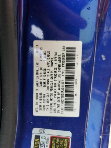 Photo 12 VIN: 1HGCT1B30FA001607 - HONDA ACCORD LX- 