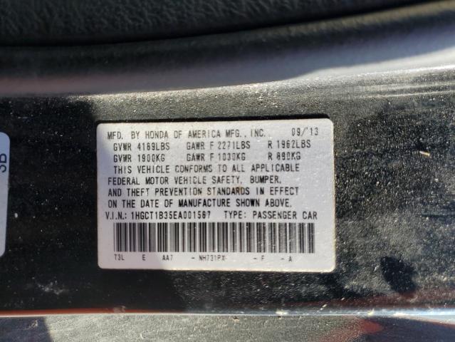 Photo 12 VIN: 1HGCT1B35EA001567 - HONDA ACCORD 