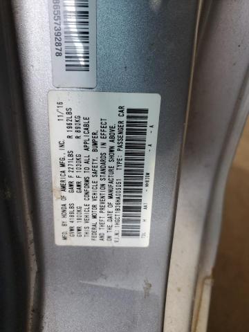 Photo 11 VIN: 1HGCT1B36HA005051 - HONDA ACCORD LX- 