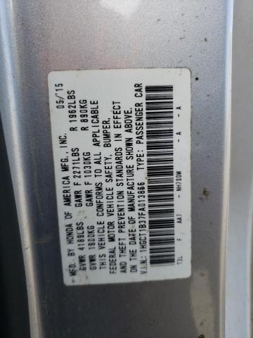 Photo 12 VIN: 1HGCT1B37FA013866 - HONDA ACCORD LX- 