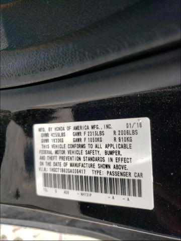 Photo 9 VIN: 1HGCT1B82GA006417 - HONDA ACCORD EXL 