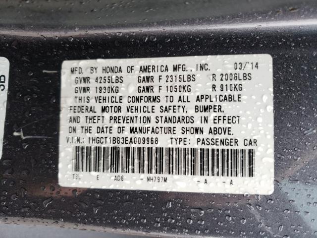 Photo 9 VIN: 1HGCT1B83EA009968 - HONDA ACCORD EXL 