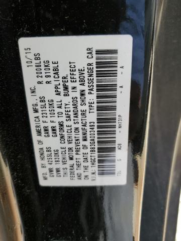 Photo 11 VIN: 1HGCT1B83GA003493 - HONDA ACCORD EXL 